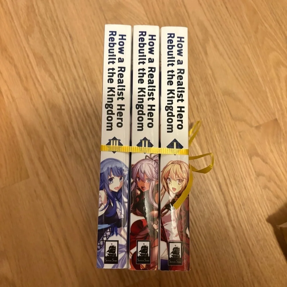 How a Realist Hero Rebuilt the Kingdom Manga Book 1-3 Bundle Lot